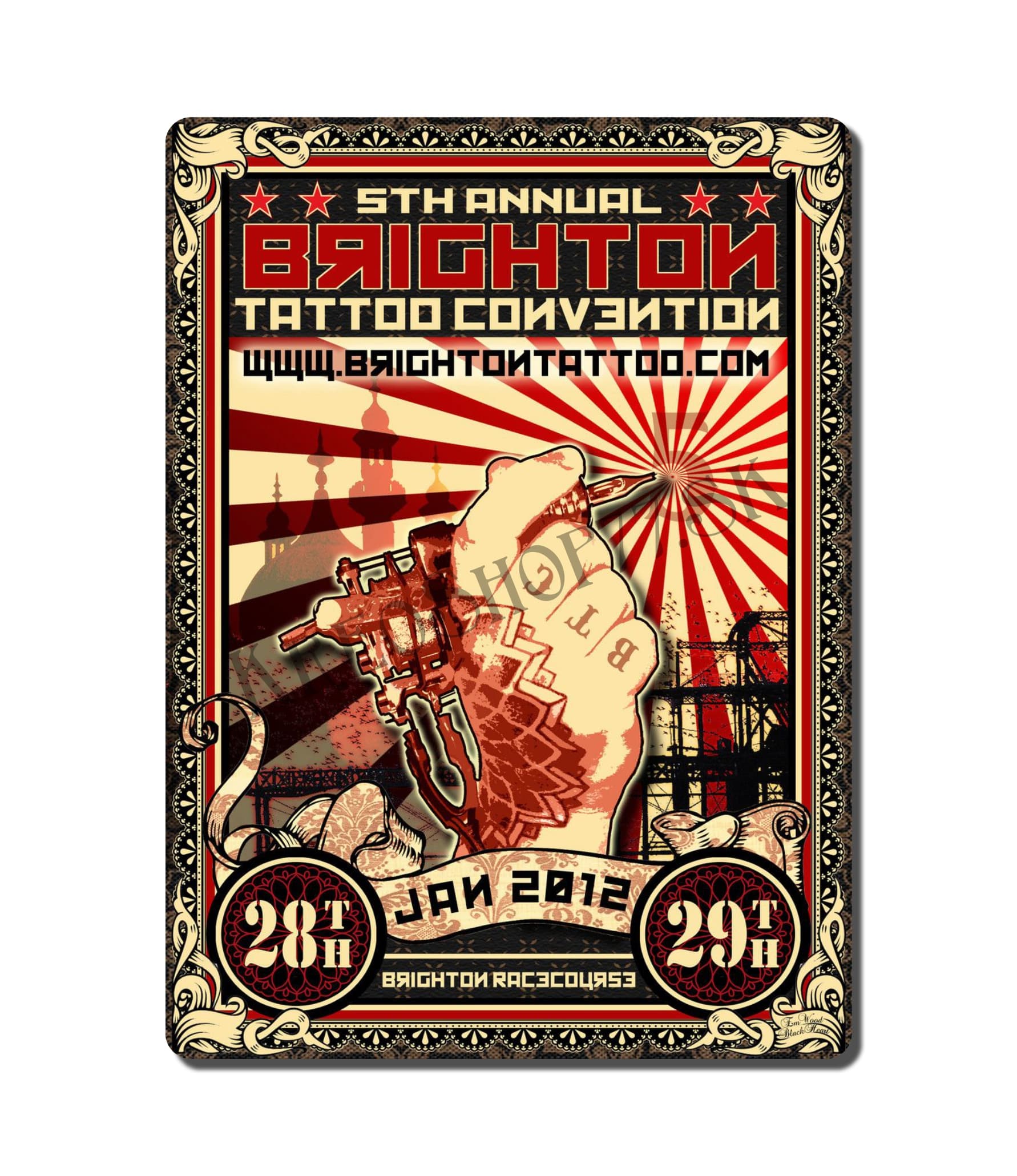 Retro Poster Tattoo 017