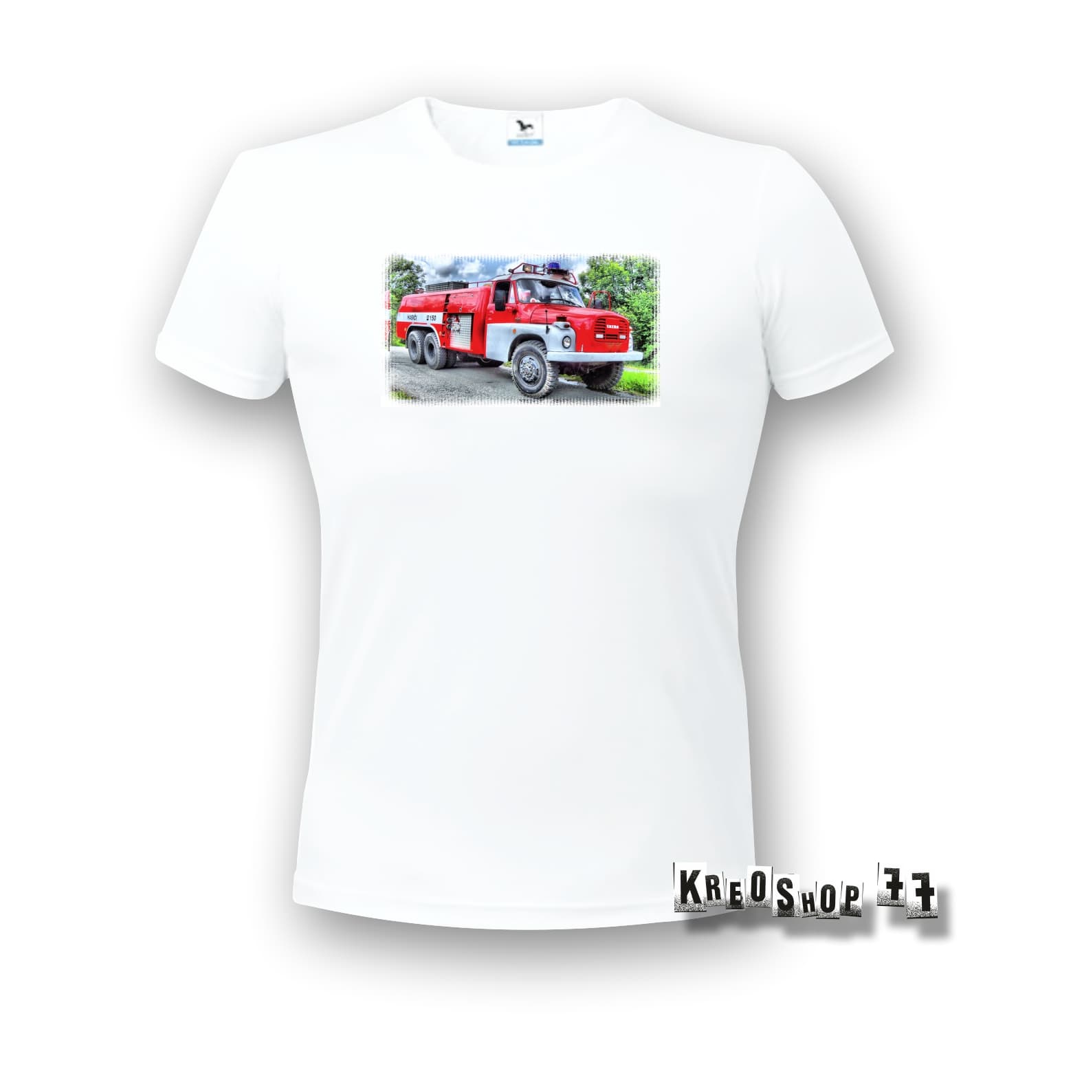 Požiarnické tričko - Hasičské autá 04