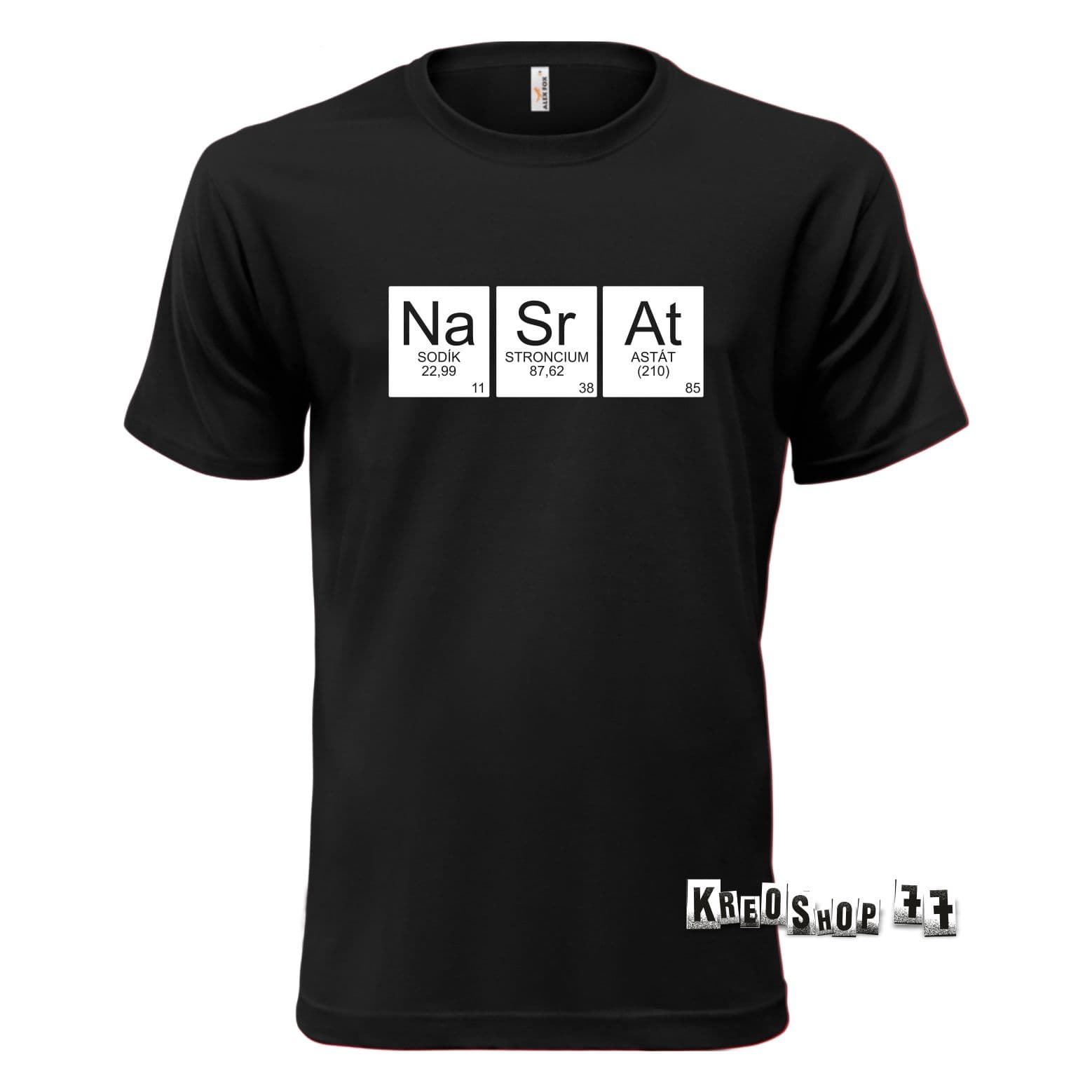 Tričko - NaSrAt - Čierne