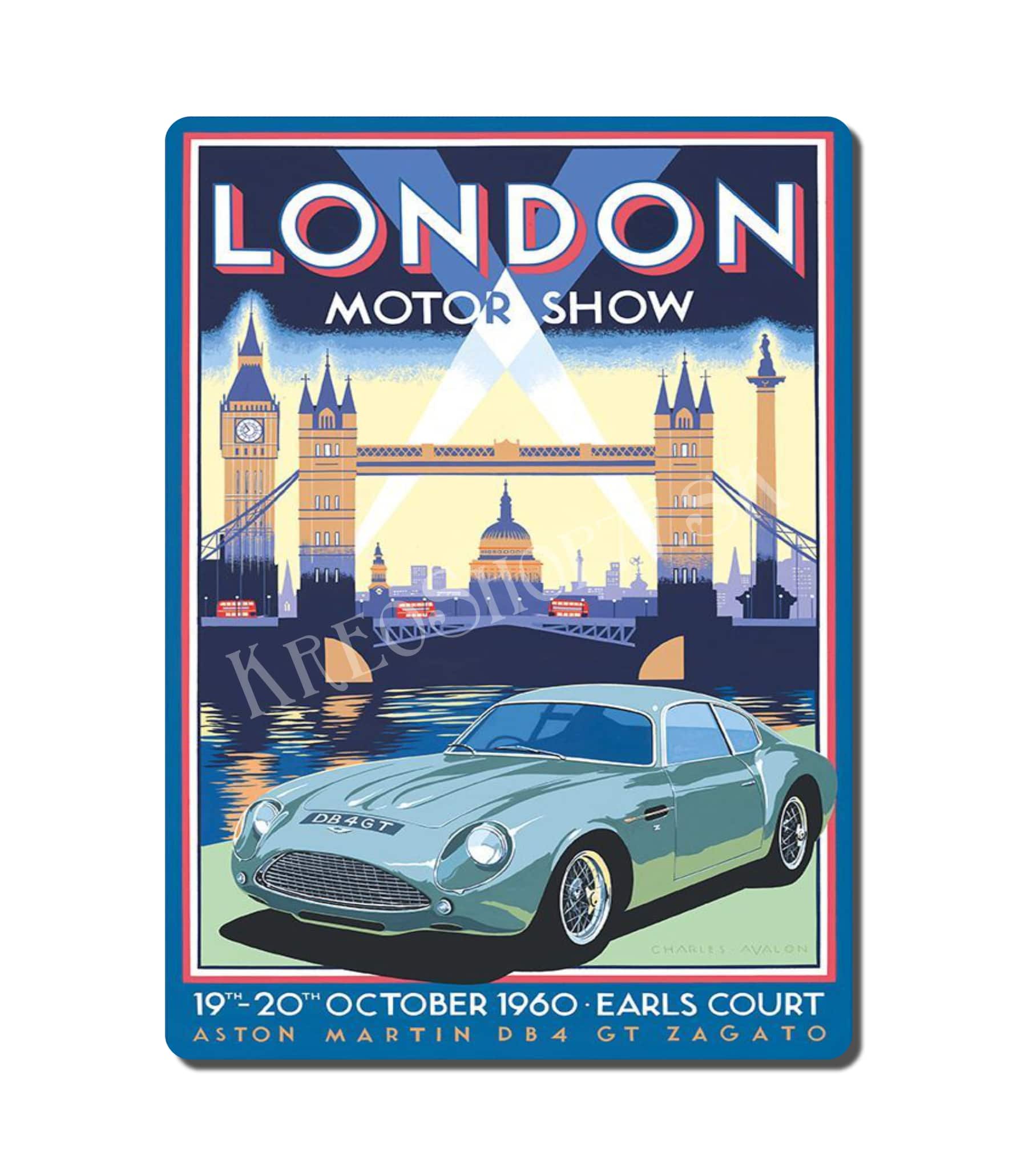 Retro Poster Car 005