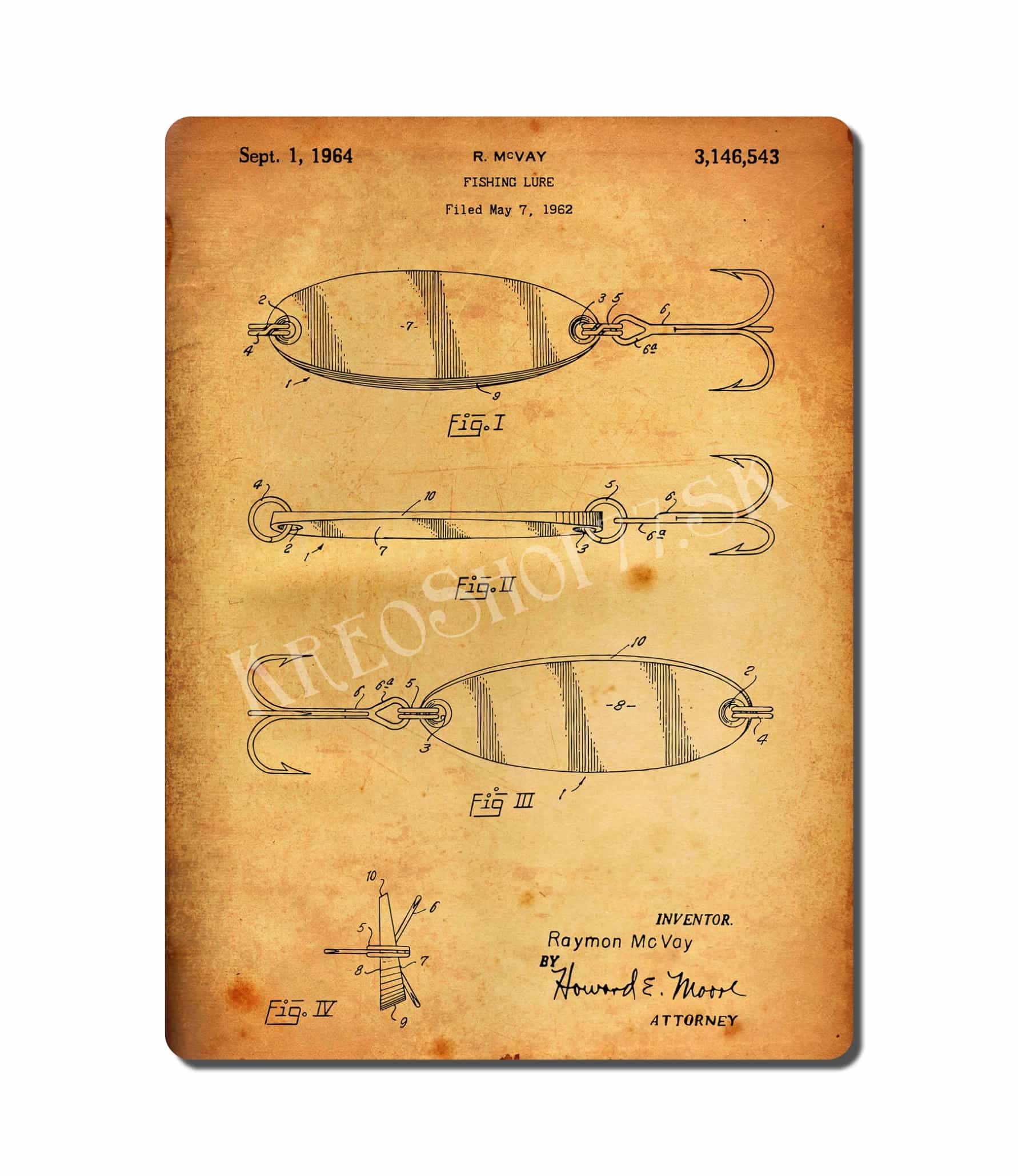 Retro Poster Fishing 055