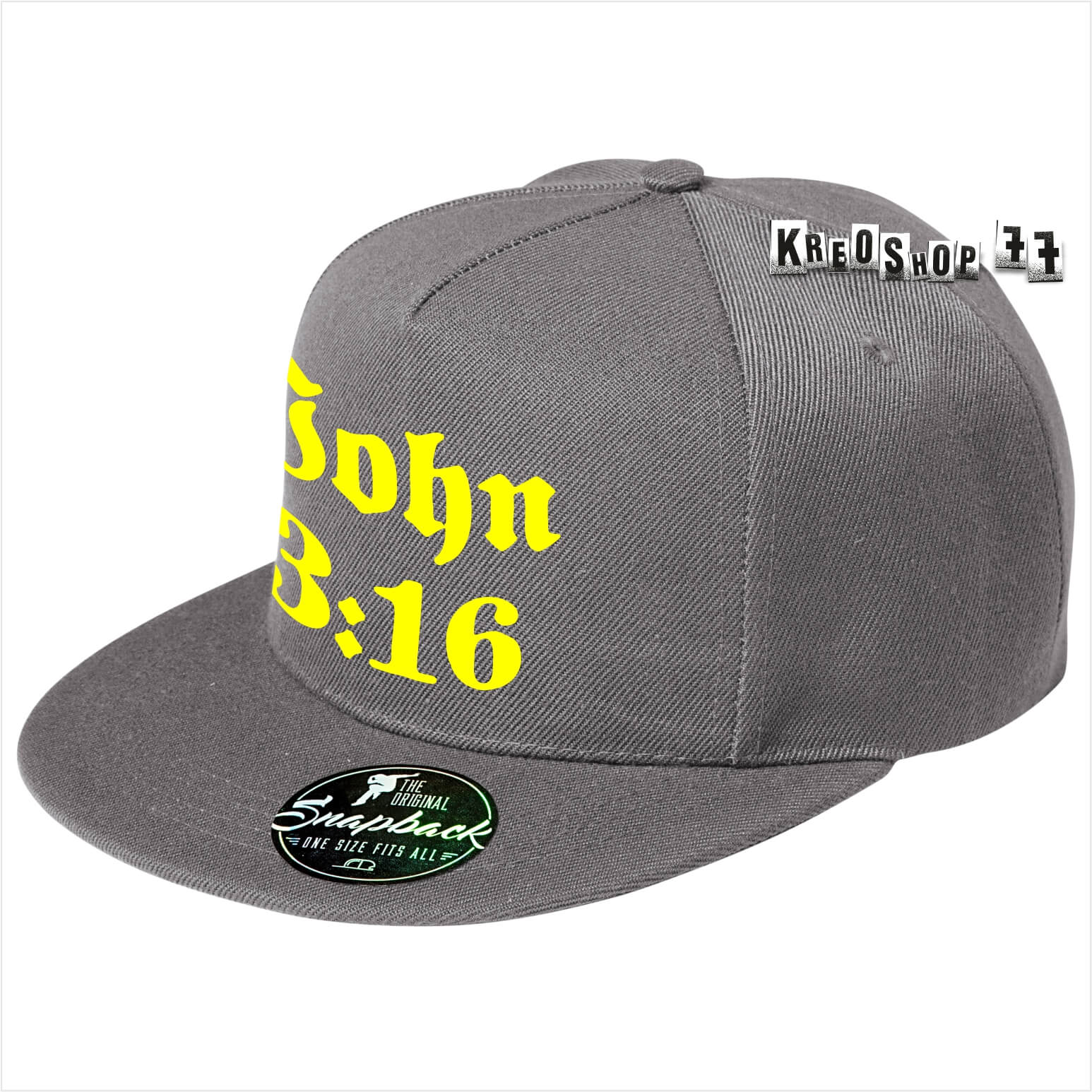 Kresťanská šiltovka John 3:16 Y