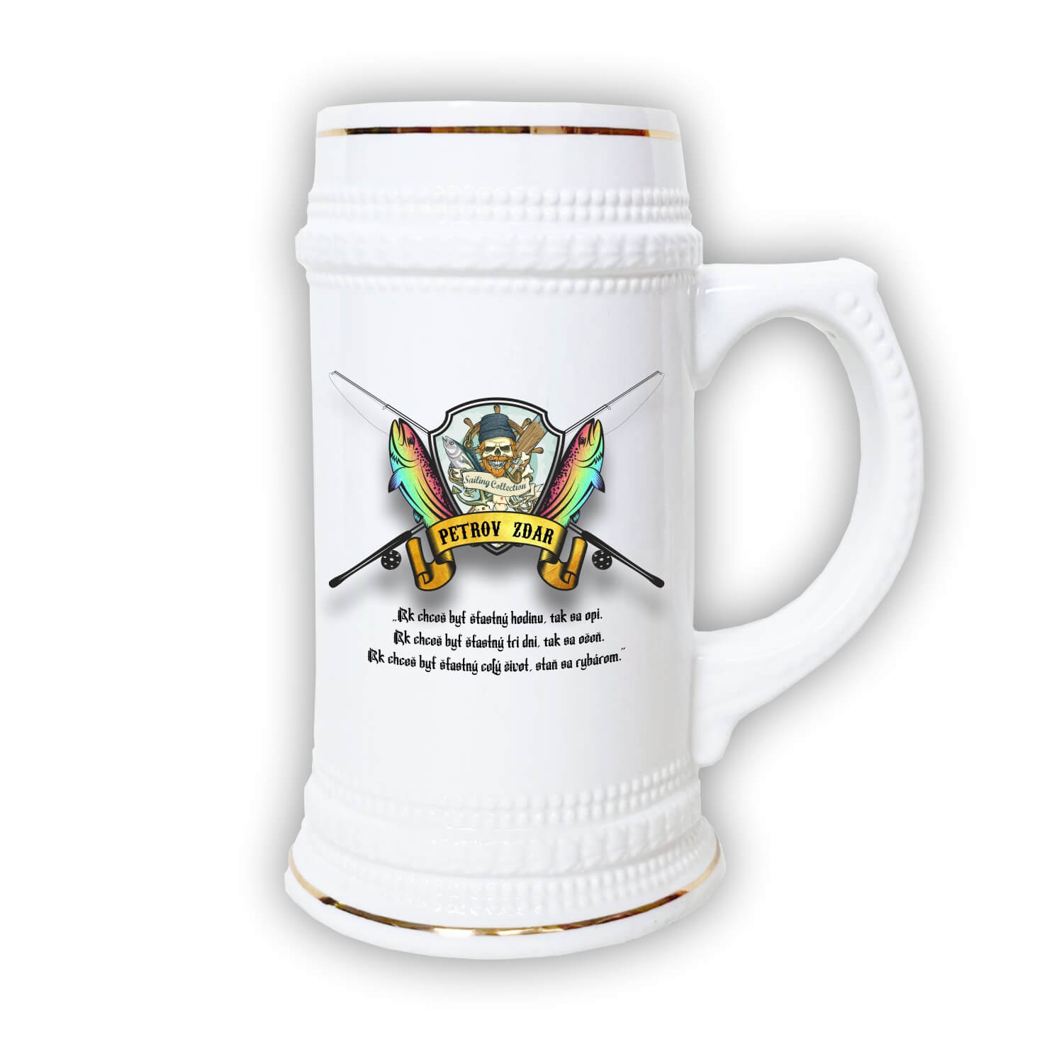 Rybársky krígeľ na pivo - Sailing Collection