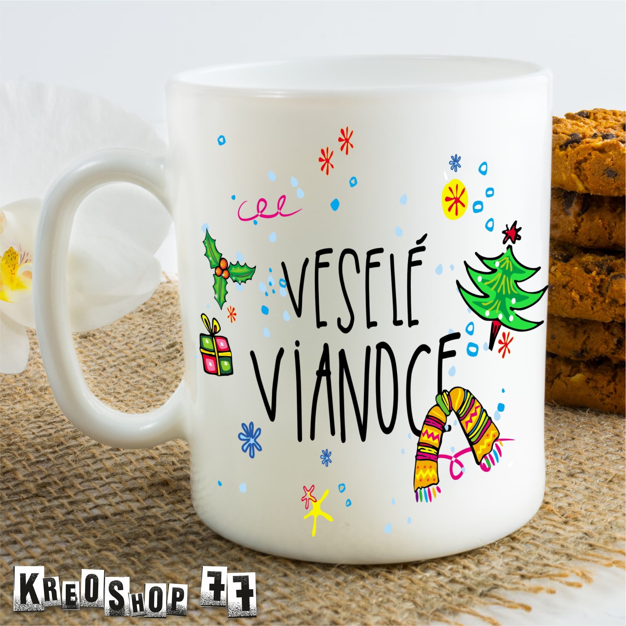 Vianočný hrnček - Veselé Vianoce 01