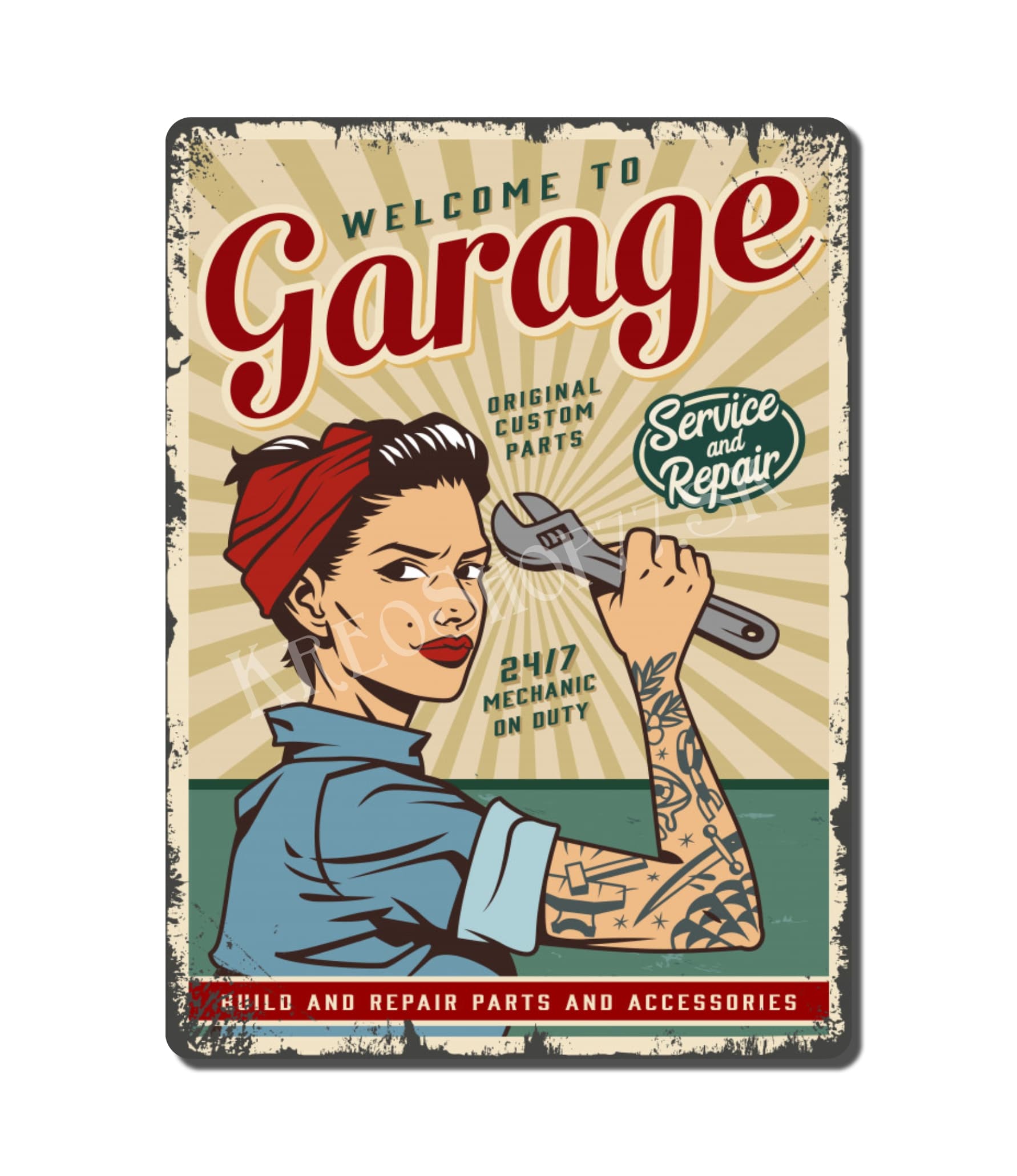 Retro Poster Motorcycle 019