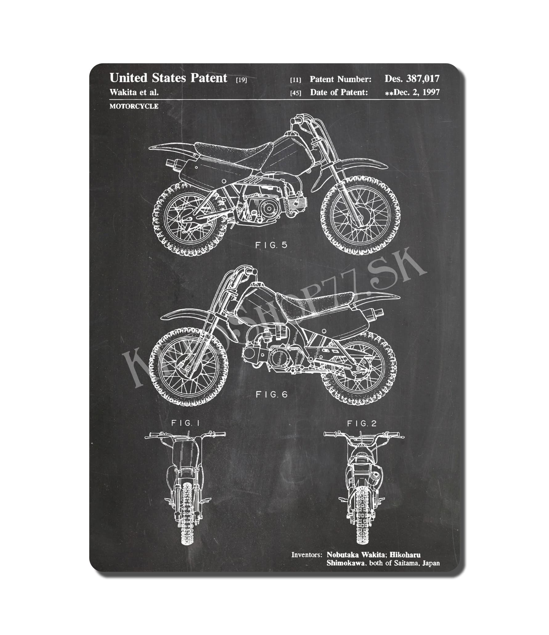 Retro Poster PAT Motorcycle 015