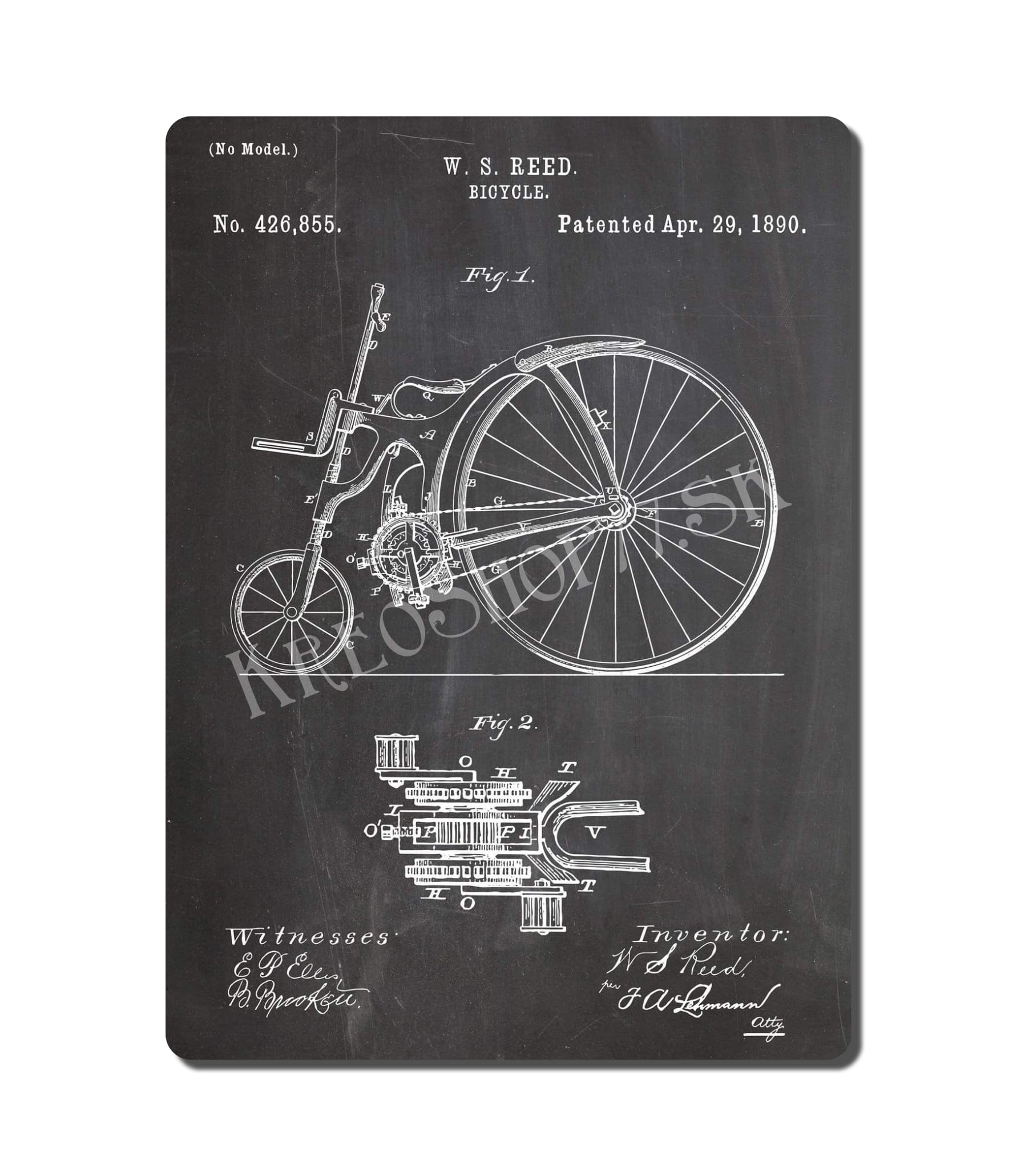Retro Poster PAT Bicycle 009