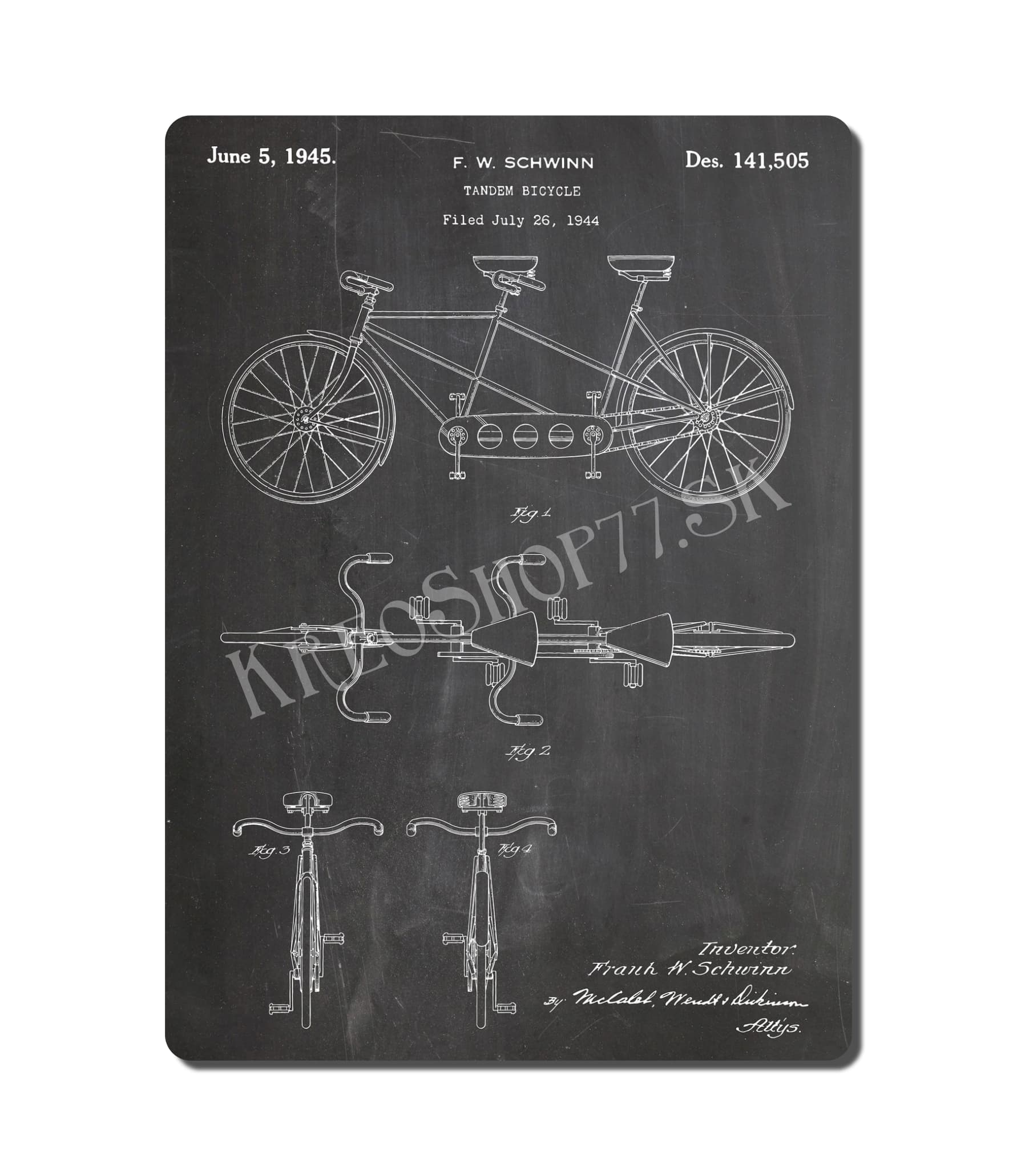 Retro Poster PAT Bicycle 011