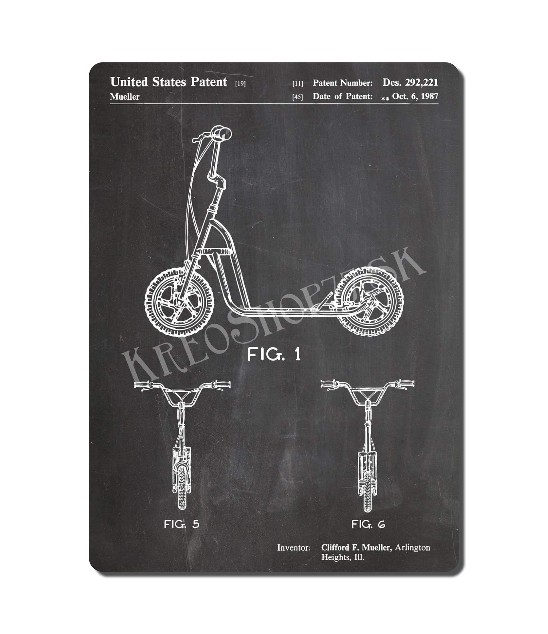 Retro Poster PAT Bicycle 017