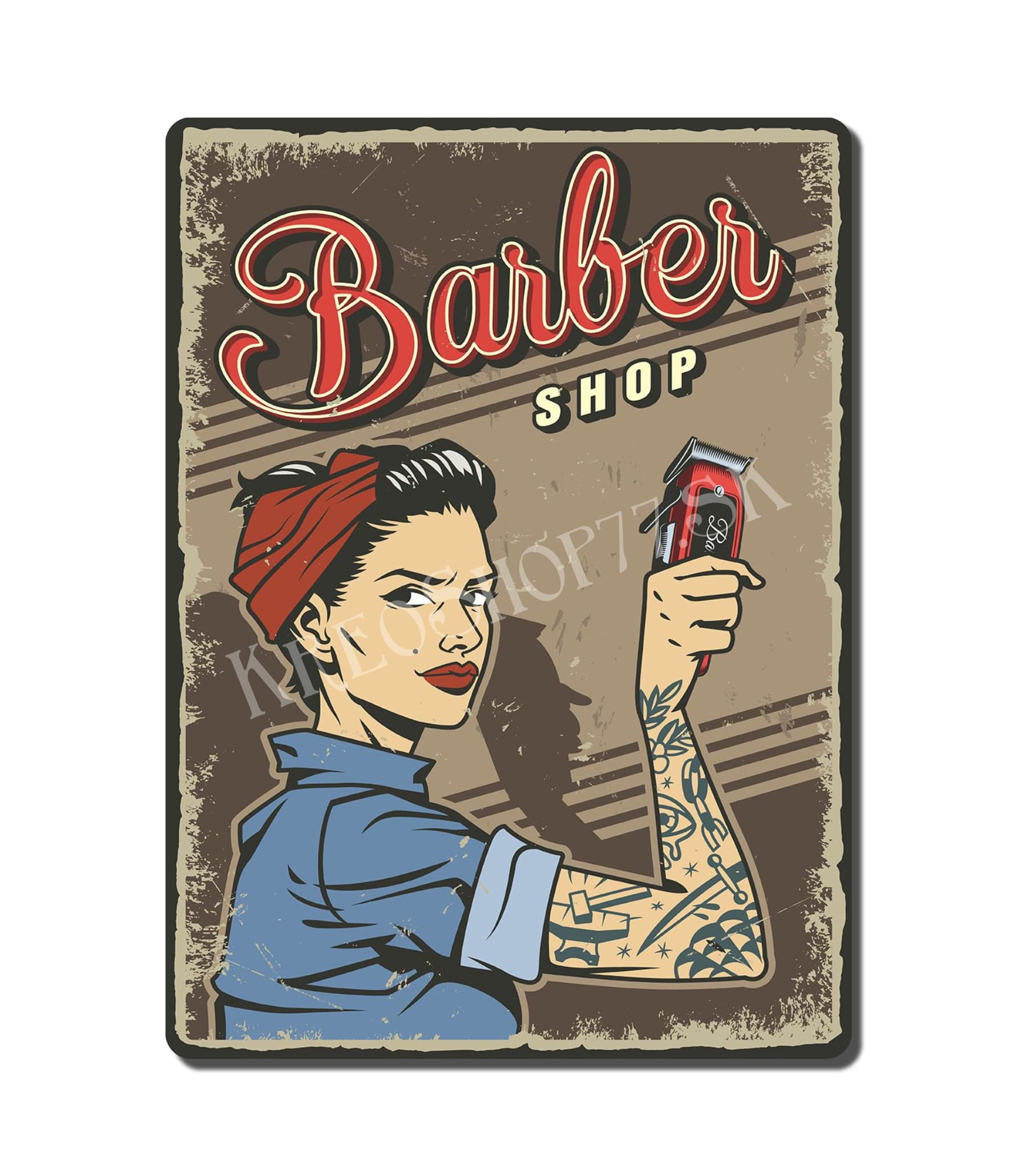 Retro Poster Barber 006