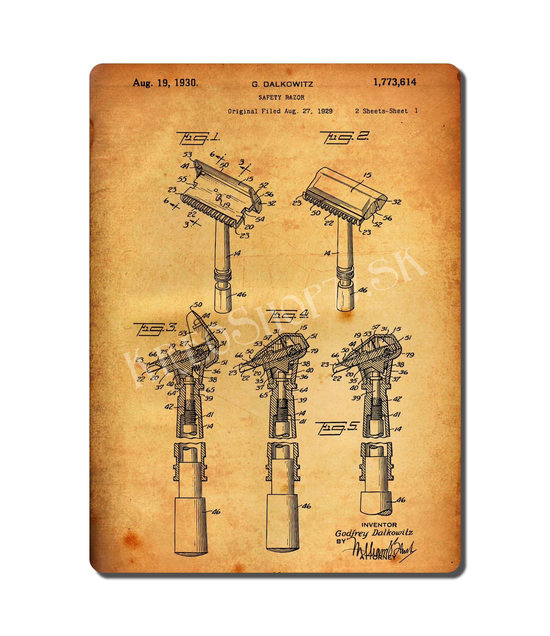 Retro Poster Barber PAT 012