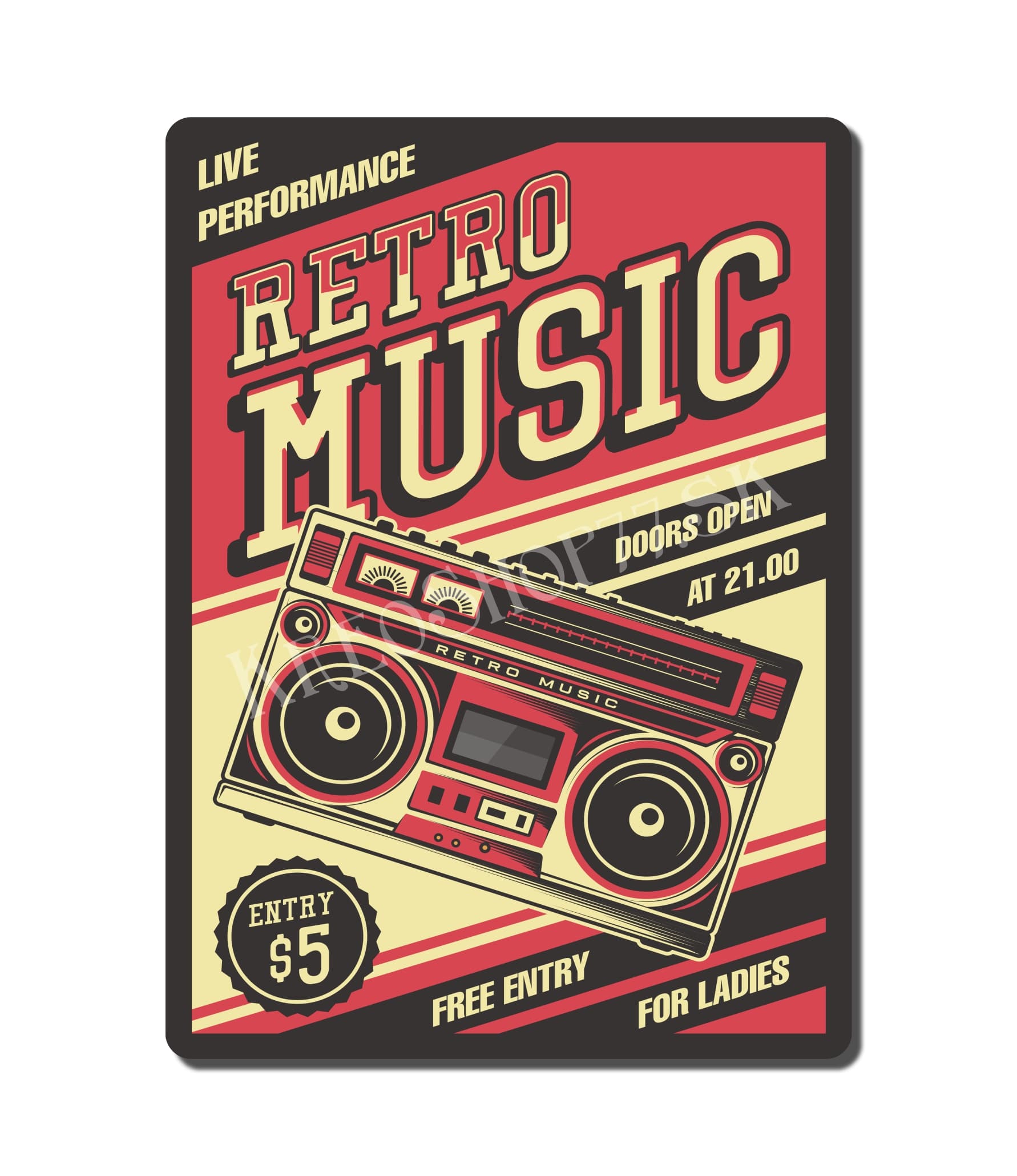 Retro Poster Music 017