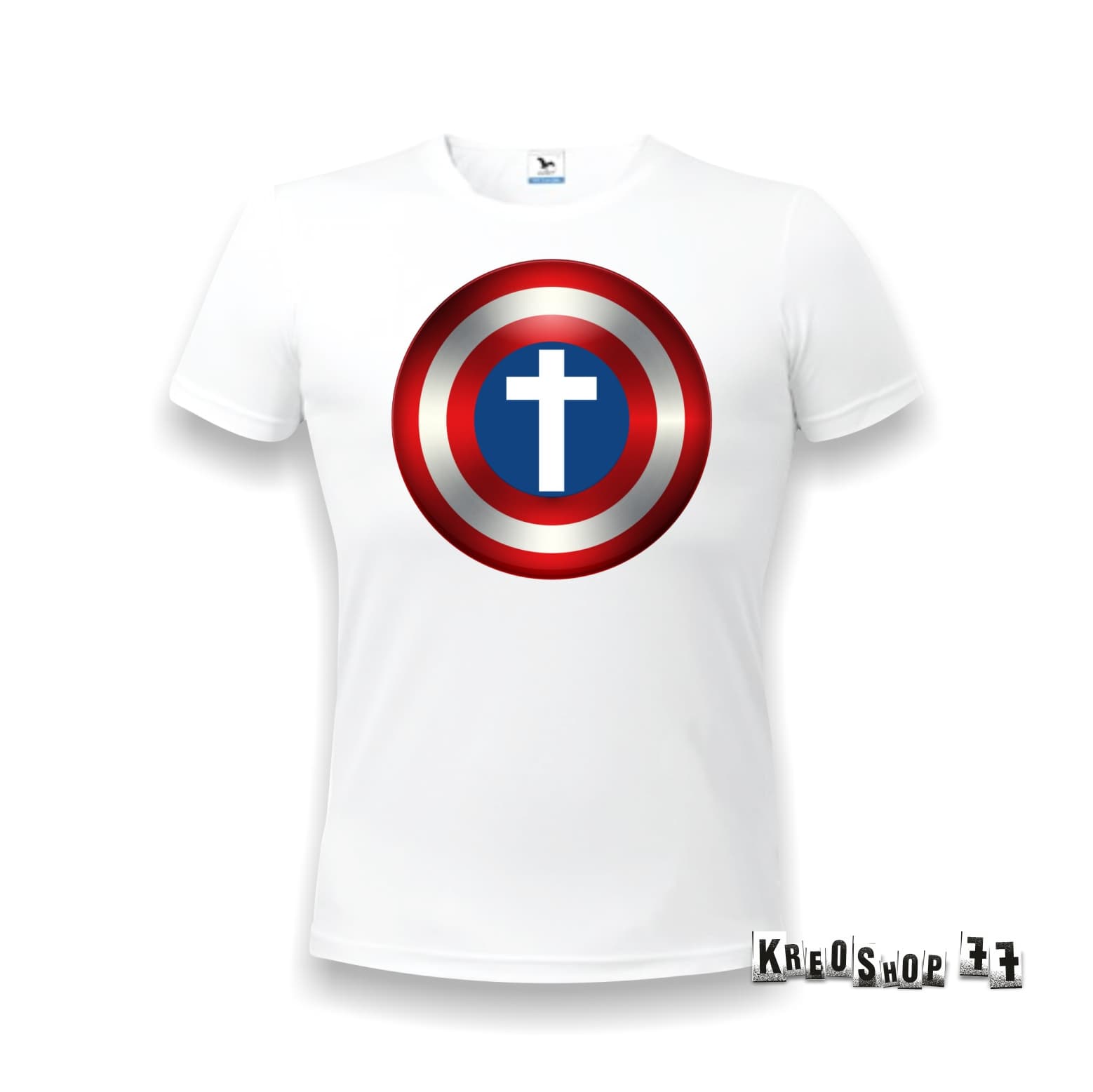 Kresťanské tričko - Captain Jesus