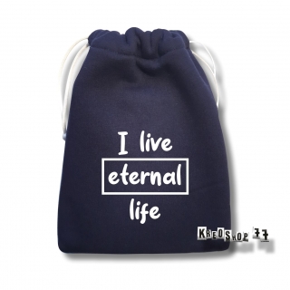 Vrecko na Bibliu - I live eternal Life