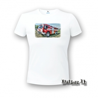 Požiarnické tričko - Hasičské autá 03