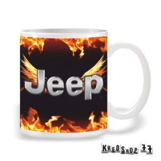 Motoristický hrnček s logom Jeep