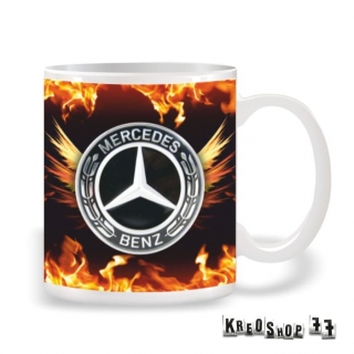 Motoristický hrnček s logom Mercedes