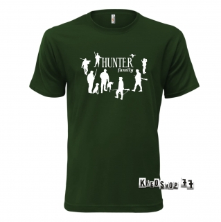 Poľovnícke tričko Hunter family 02