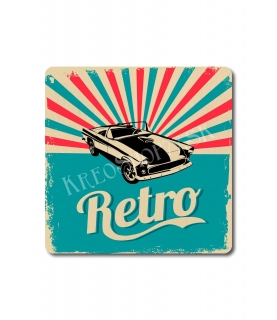 Retro Poster Car 002