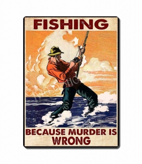 Retro Poster Fishing 003
