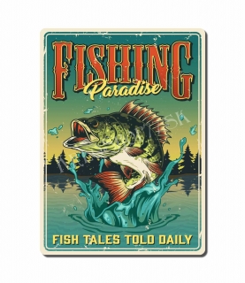 Retro Poster Fishing 007