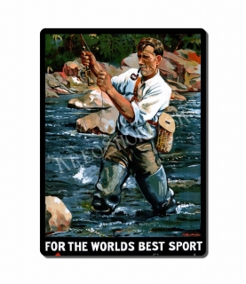 Retro Poster Fishing 027