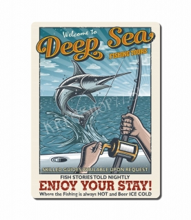 Retro Poster Fishing 036