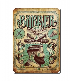 Retro Poster Barber PAT 042