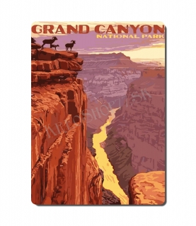 Retro poster City - Amerika - Grand Canyon 01