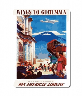 Retro poster City - Amerika - Guatemala