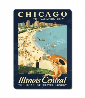Retro poster City - Amerika - Chicago