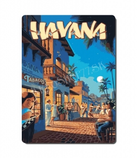 Retro poster City - Amerika - Kuba - Havana