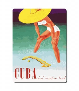 Retro poster City - Amerika - Kuba 01