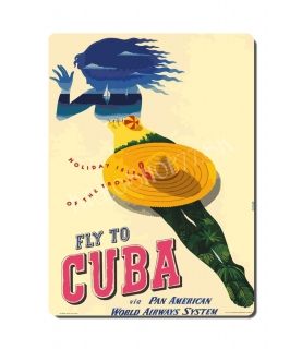 Retro poster City - Amerika - Kuba 02