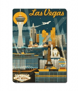 Retro poster City - Amerika - Las Vegas 02