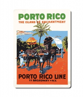 Retro poster City - Amerika - Porto Rico