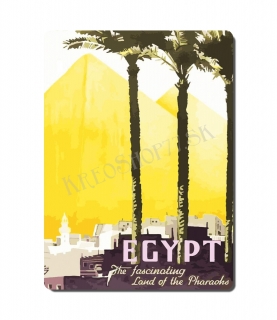 Retro poster City - Egypt - Káhira 04