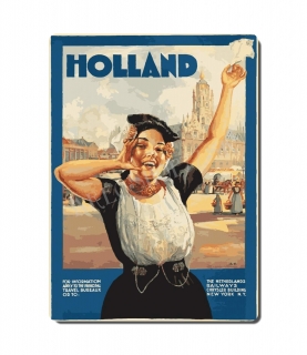 Retro poster City - Holandsko 01