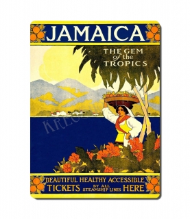 Retro poster City - Jamaica