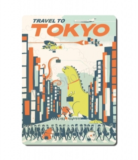 Retro poster City - Japonsko - Tokio