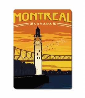 Retro poster City - Kanada - Montreal