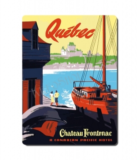 Retro poster City - Kanada - Québec