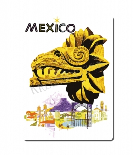 Retro poster City - Mexiko 02
