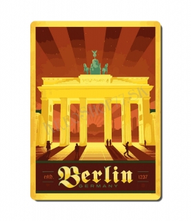 Retro poster City - Nemecko - Berlín