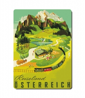 Retro poster City - Rakúsko 02