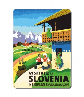 Retro poster City - Slovinsko