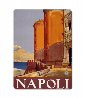 Retro poster City - Taliansko - Napoli