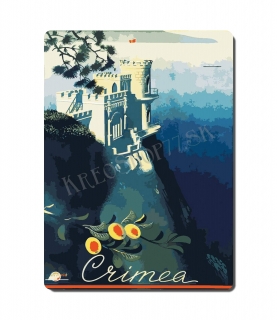 Retro poster City - Ukrajina - Krym