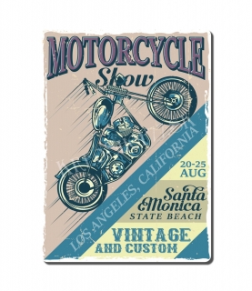 Retro Poster Motorcycle 009