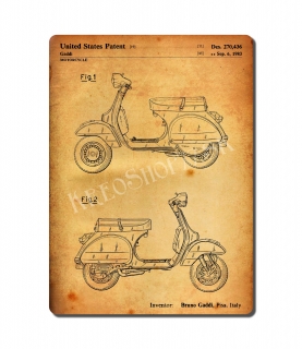 Retro Poster PAT Motorcycle 022